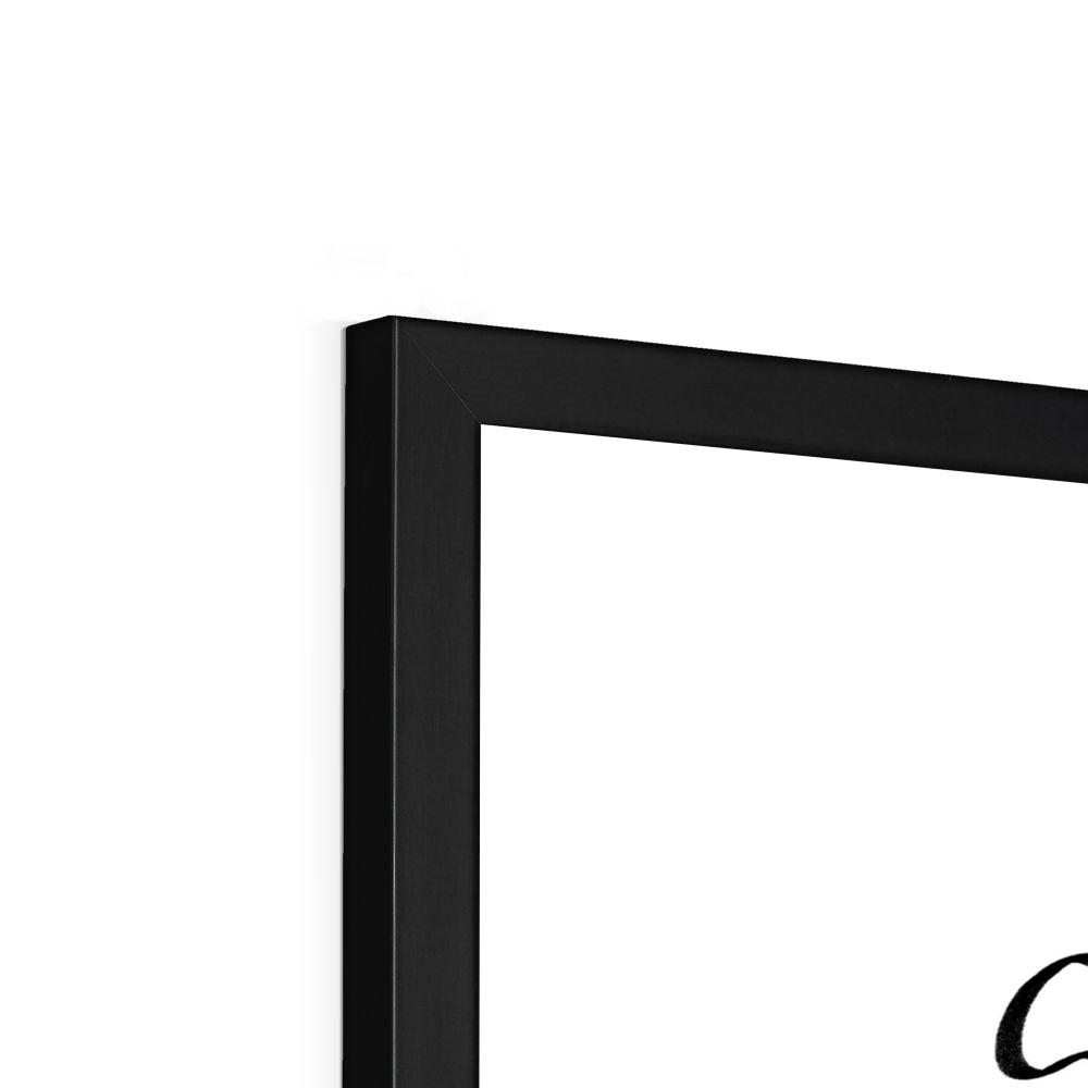 Sometimes you just need coffee Framed Print